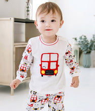 Load image into Gallery viewer, Red Bus Loungewear / Pyjamas Set