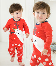 Load image into Gallery viewer, Reindeer Christmas Loungewear / Pyjamas Set