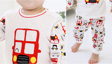 Load image into Gallery viewer, Red Bus Loungewear / Pyjamas Set