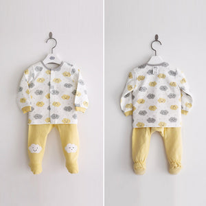 Yellow Clouds Two-Piece Set