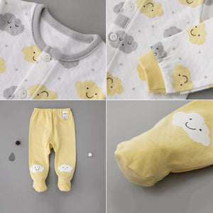 Yellow Clouds Two-Piece Set