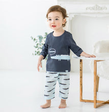 Load image into Gallery viewer, Crocodile Summer Loungewear / Pyjamas Set