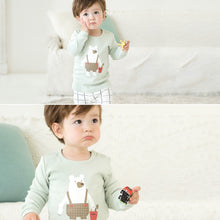 Load image into Gallery viewer, Green Bear Loungewear / Pyjamas Set