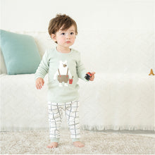 Load image into Gallery viewer, Green Bear Loungewear / Pyjamas Set