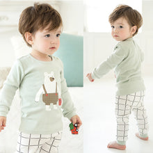 Load image into Gallery viewer, Green Bear Loungewear / Pyjamas Set