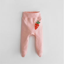 Load image into Gallery viewer, Chloe Pink Baby Trousers with Feet