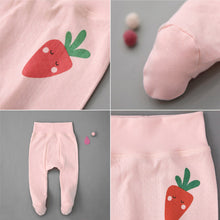 Load image into Gallery viewer, Chloe Pink Baby Trousers with Feet