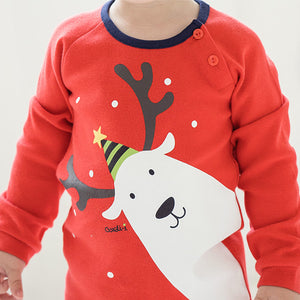 Reindeer Christmas Loungewear / Pyjamas Set