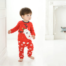 Load image into Gallery viewer, Reindeer Christmas Loungewear / Pyjamas Set