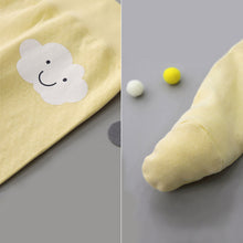 Load image into Gallery viewer, Yellow Cloud Baby Trousers with Feet